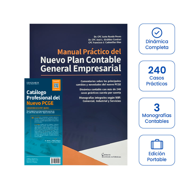Cubierta del  libro Manual Práctico del Nuevo Plan Contable General Empresarial: Edición Especial.