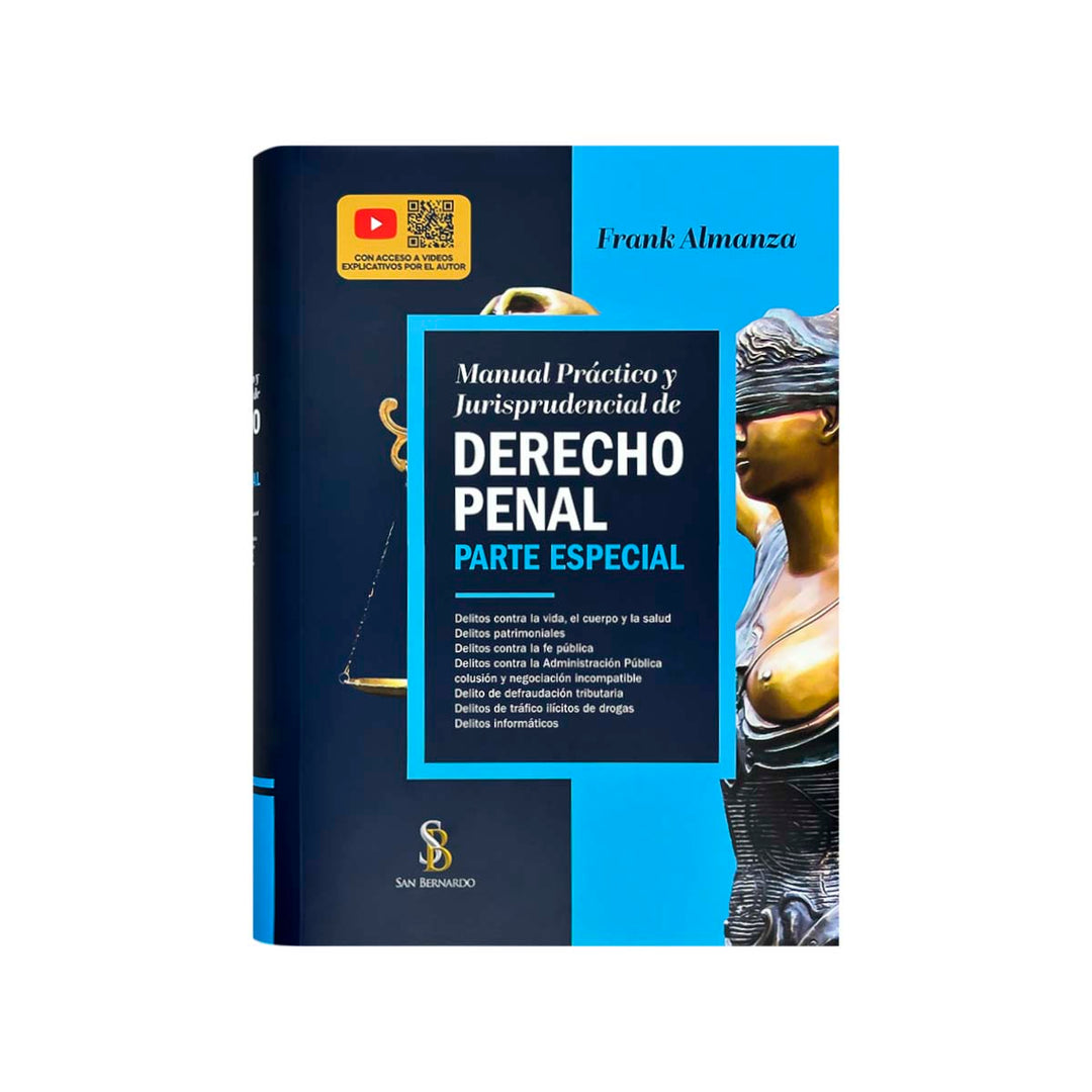 Cubierta del libro Manual Práctico y Jurisprudencial de Derecho Penal Parte Especial.