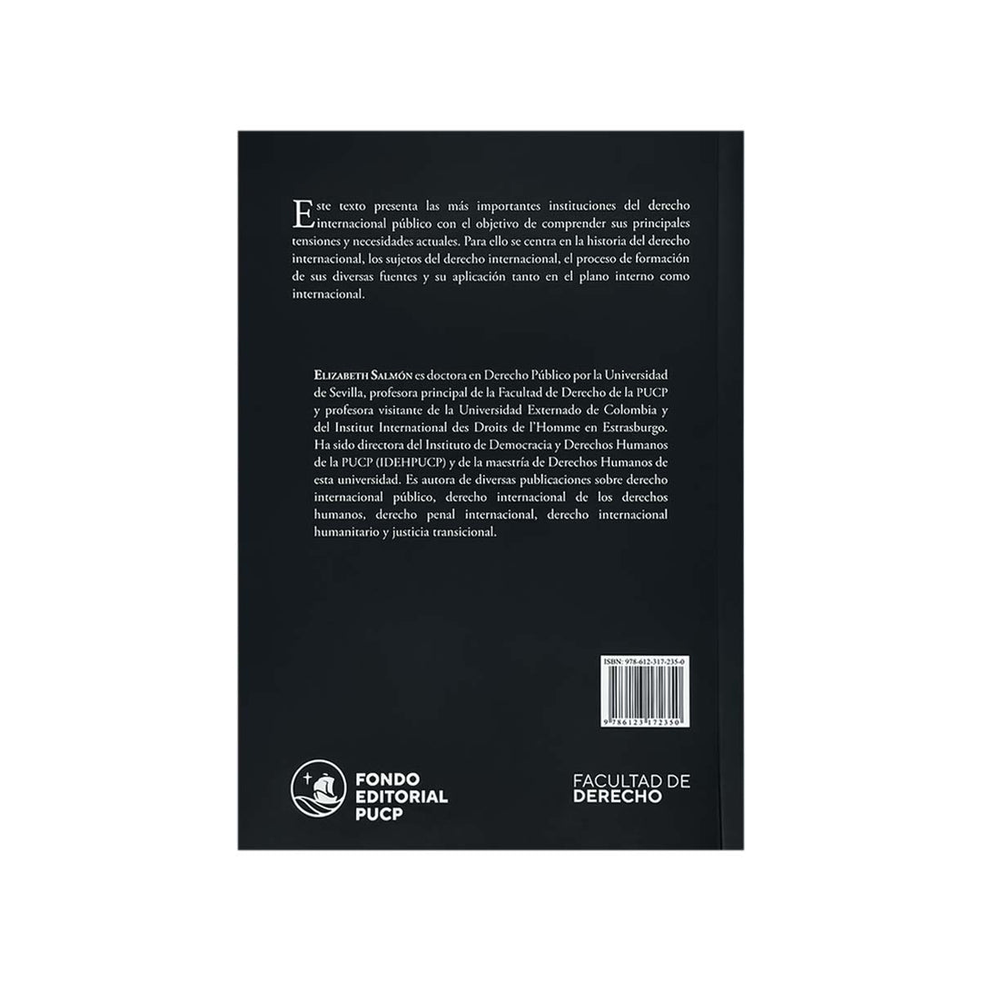 Contracubierta del libro Nociones Básicas de Derecho Internacional Público.