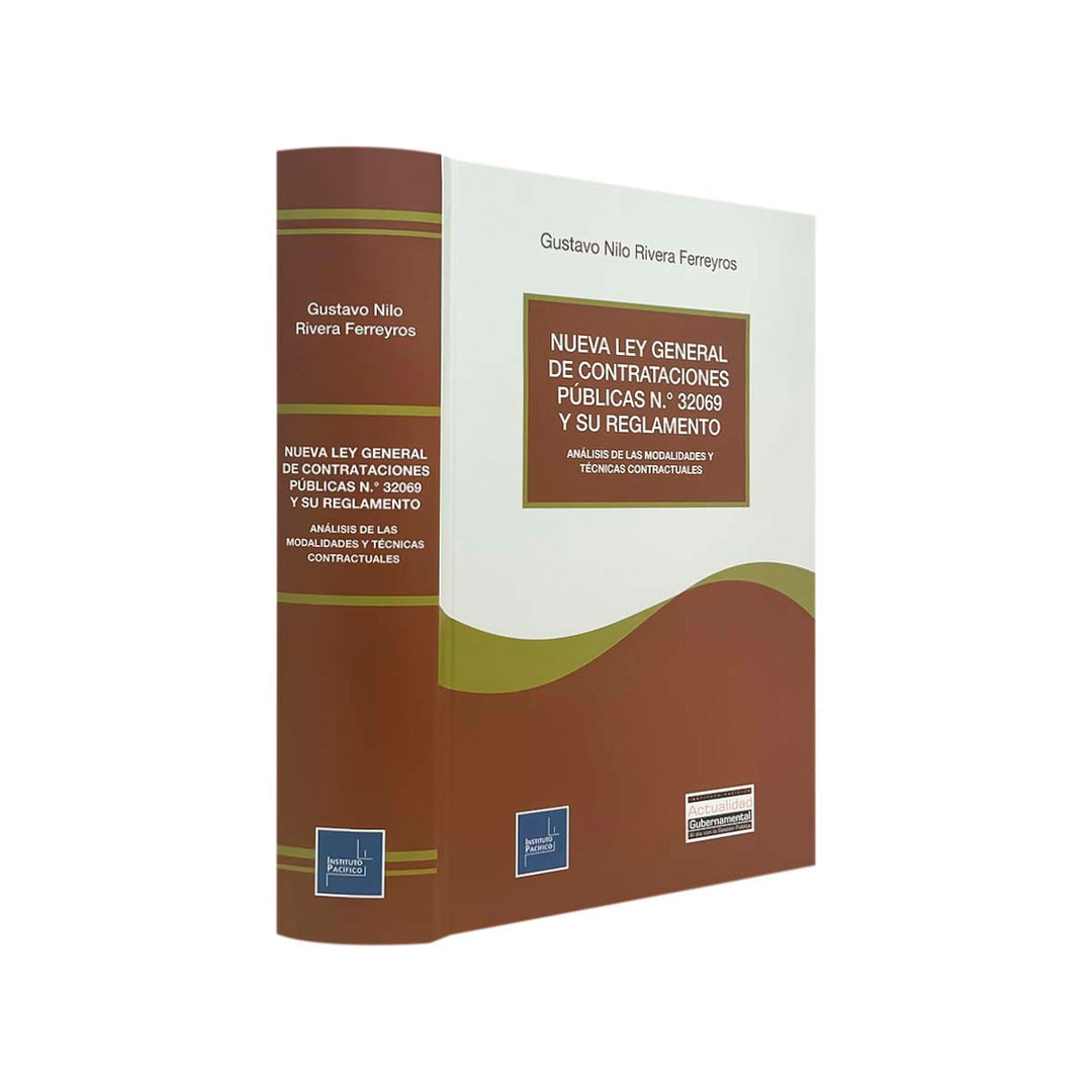 Nueva Ley General de Contrataciones Públicas Nº 32069 y su Reglamento: Análisis de las Modalidades y Técnicas Contractuales