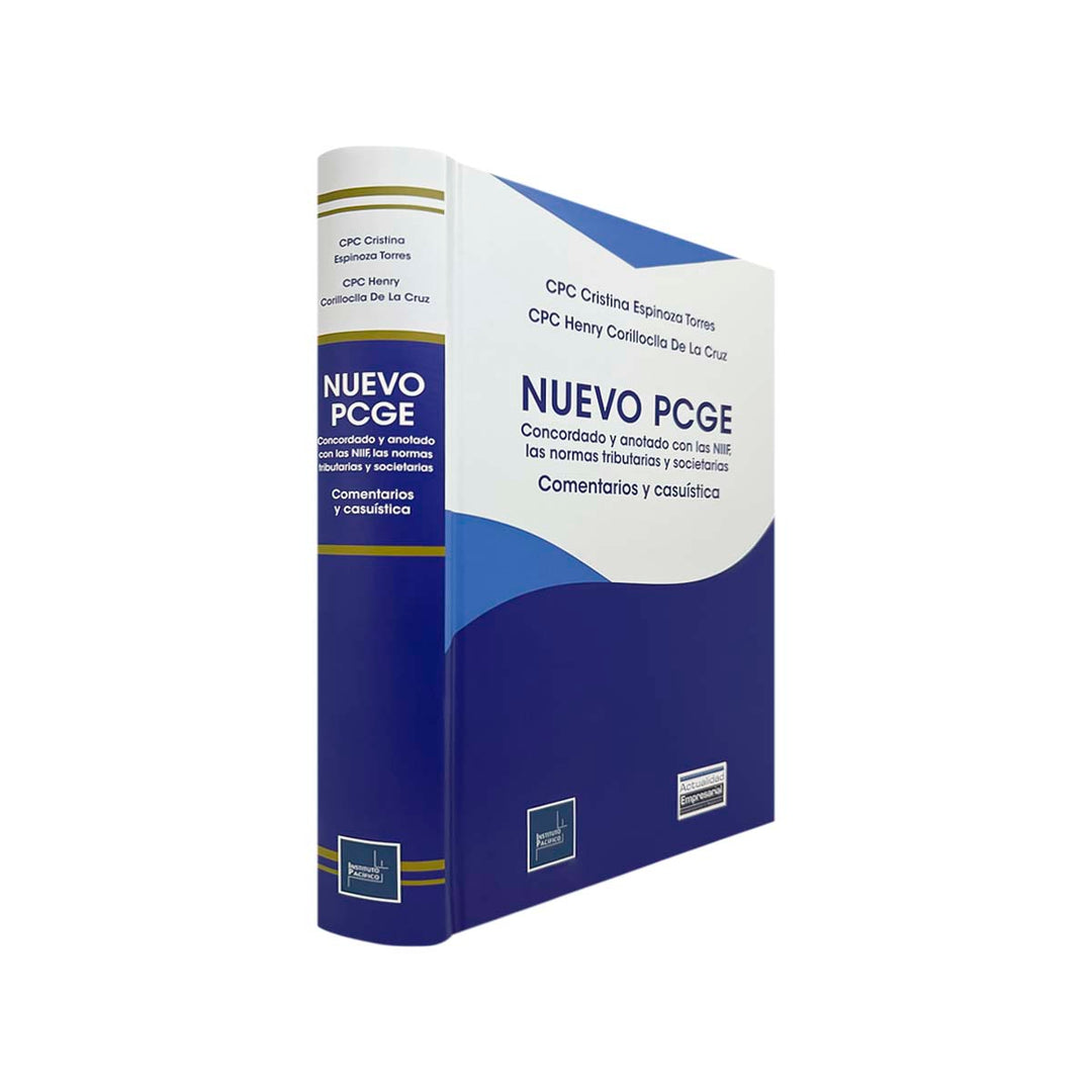 Nuevo PCGE Concordado y Anotado con las NIIF, las Normas Tributarias y Societarias