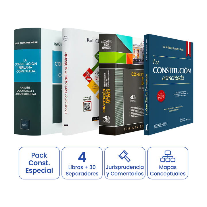 Pack Constitucional Especial: Legislación + Comentarios + Jurisprudencia + Diagramas