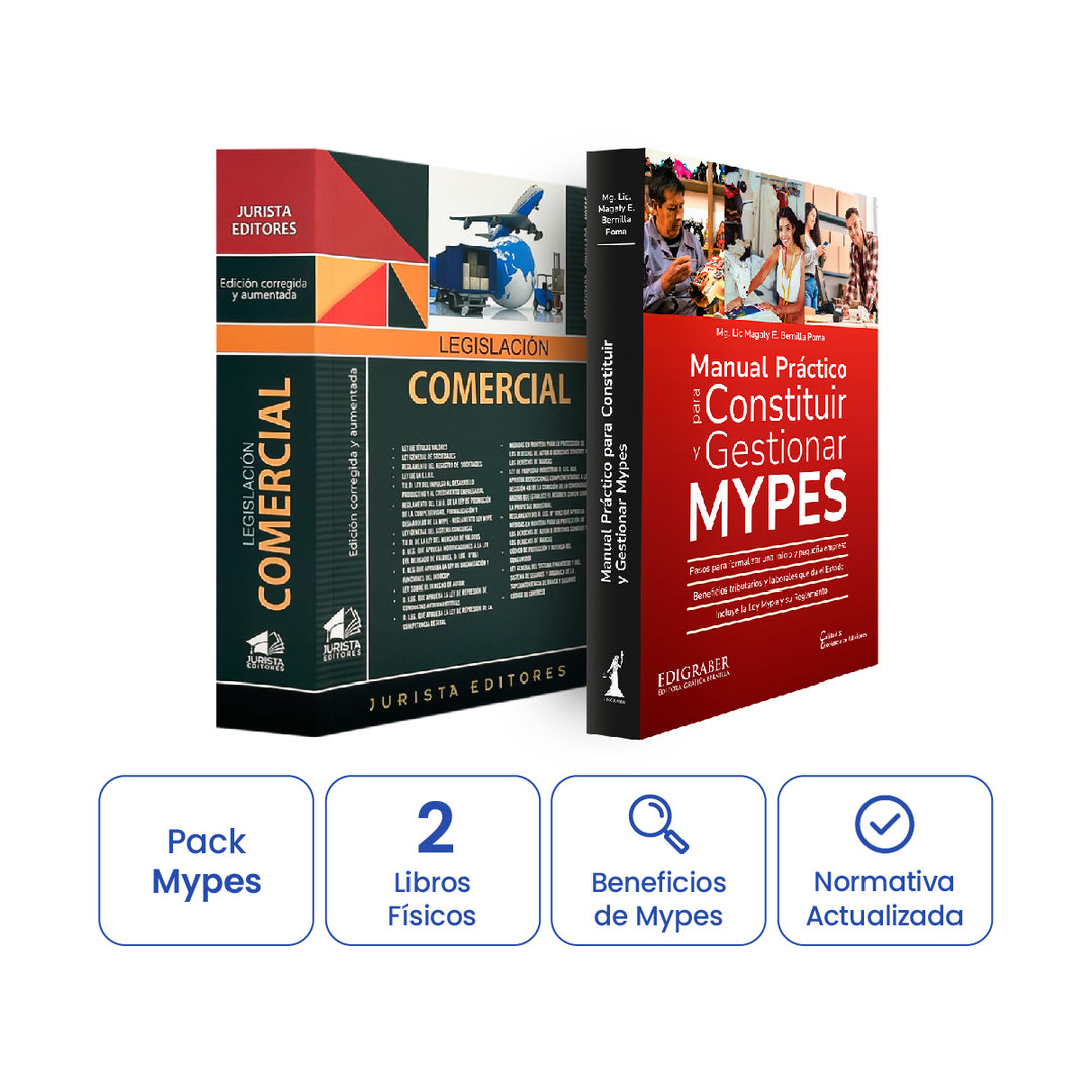 Pack Mypes: Manual de Mypes + Legislación Comercial