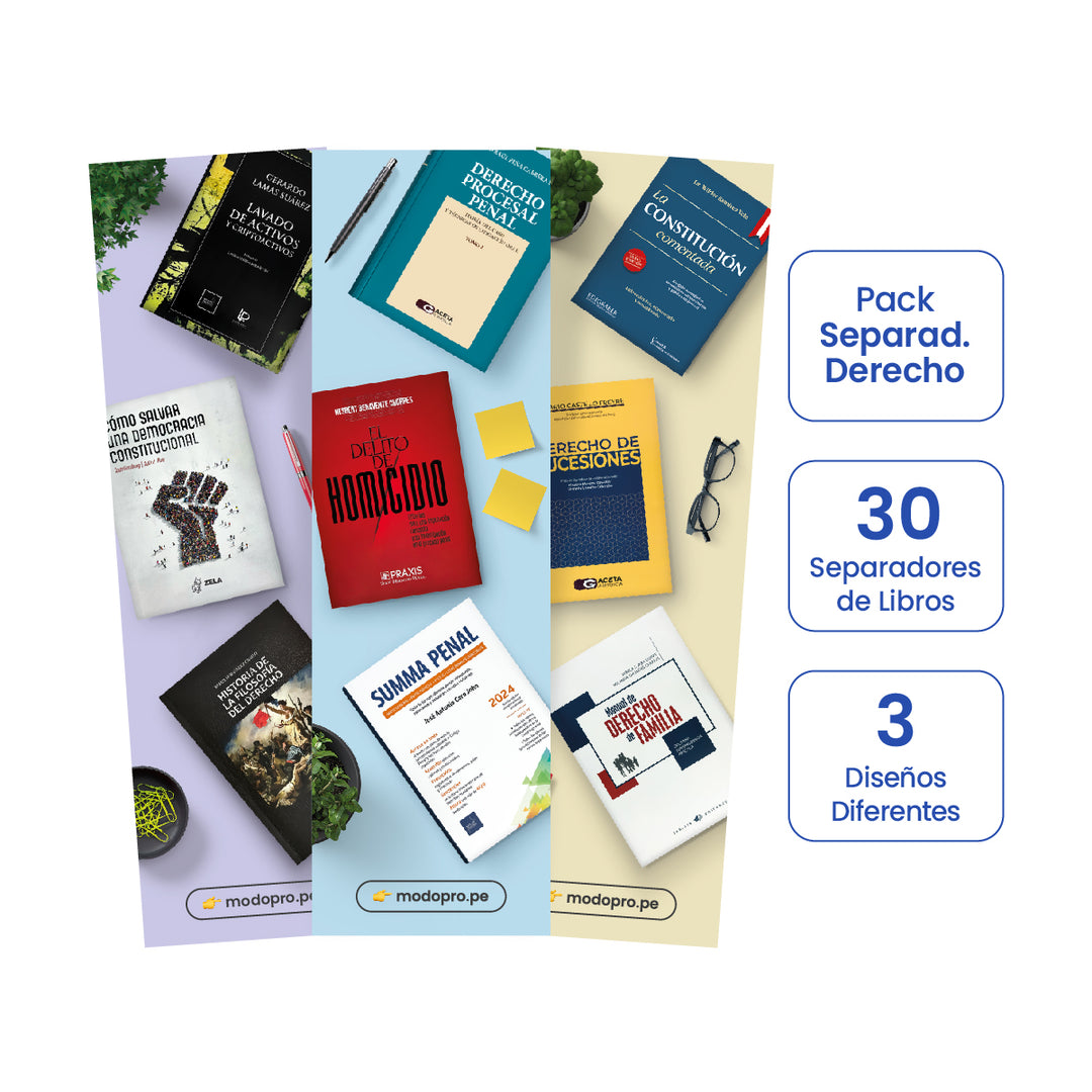 Pack 30 Separadores de Derecho