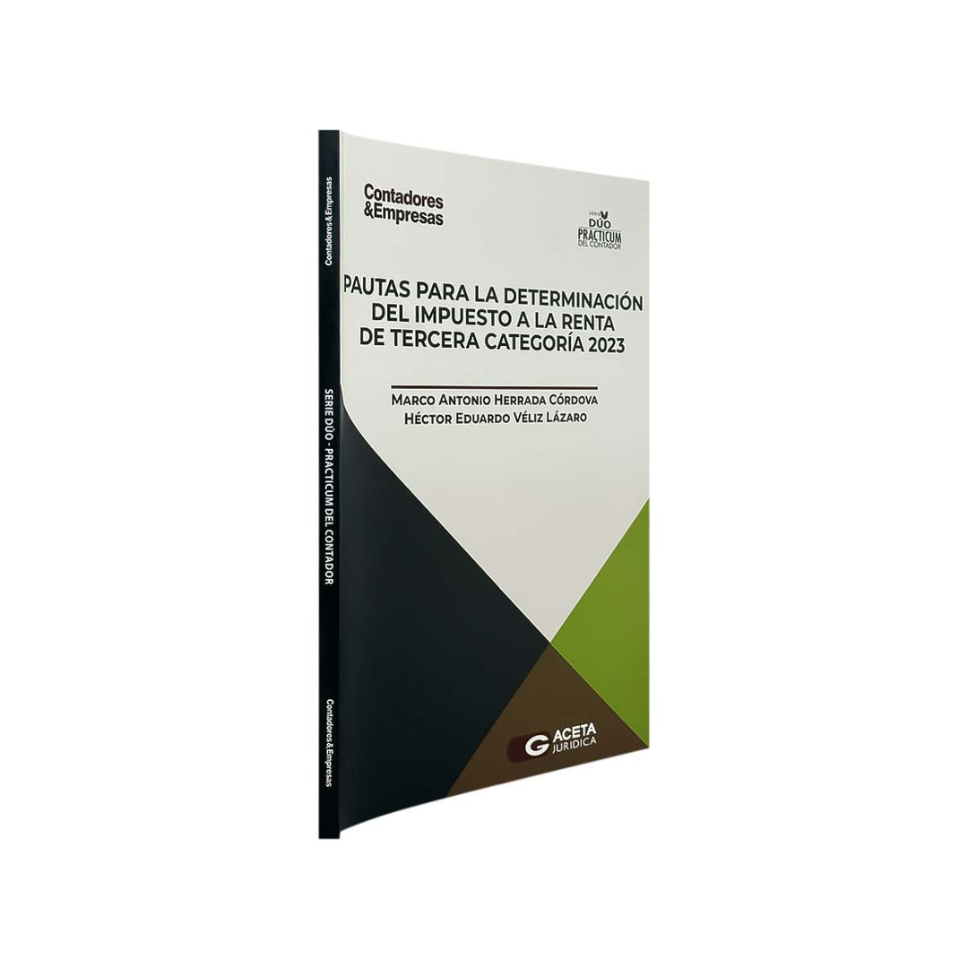 Pautas para la Determinación del Impuesto a la Renta de Tercera Categoría / Pautas para la Determinación del Impuesto a la Renta de Personas Naturales