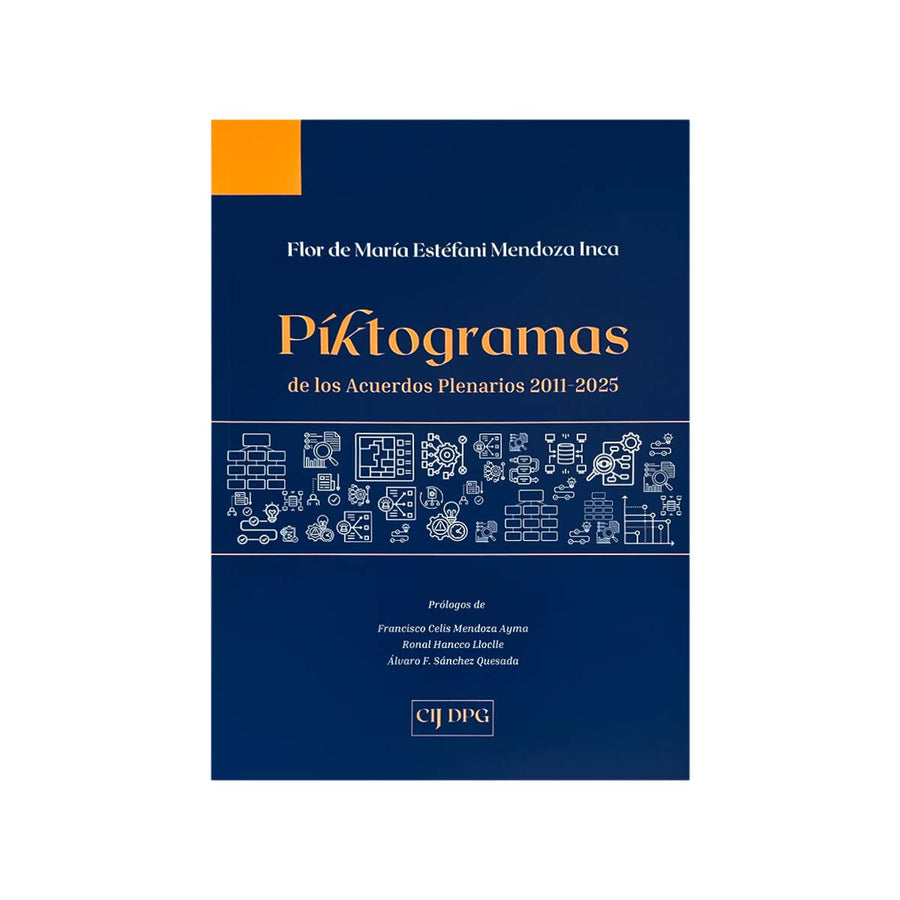 Cubierta del libro Piktogramas de los Acuerdos Plenarios 2011 - 2025.