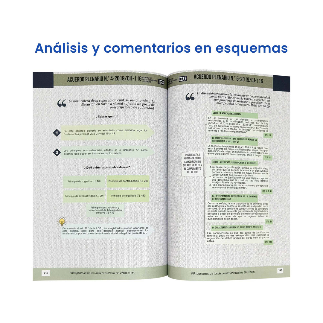 Piktogramas de los Acuerdos Plenarios 2011 - 2025