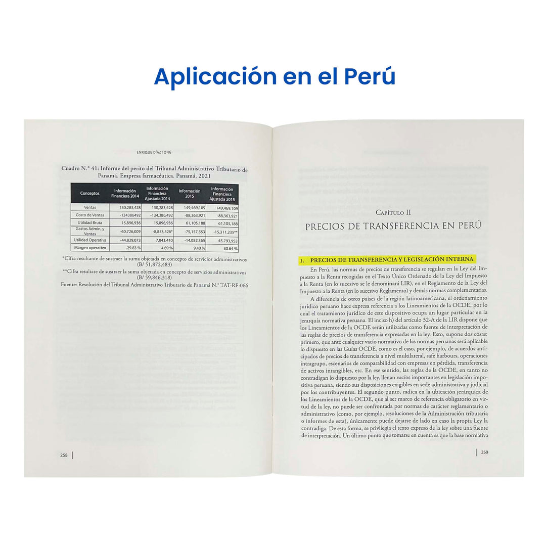 Precios de Transferencia de Enrique Díaz Tong (Segunda Edición)