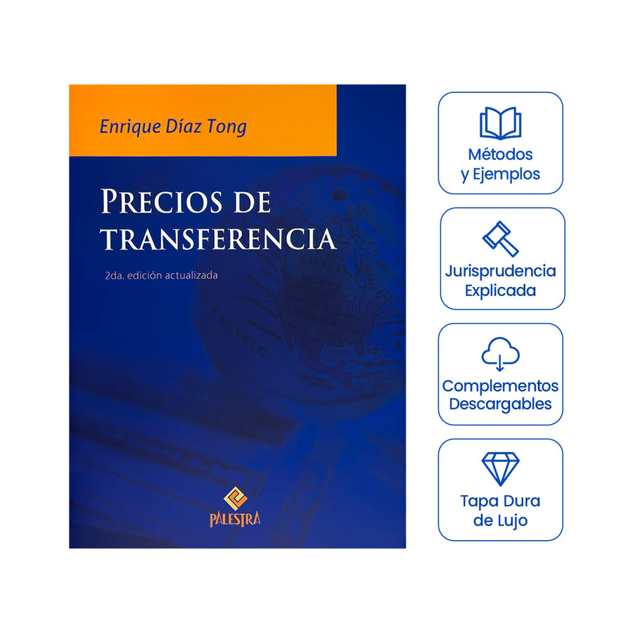 Cubierta del  libro Precios de Transferencia de Enrique Diaz Tong (Segunda Edición).