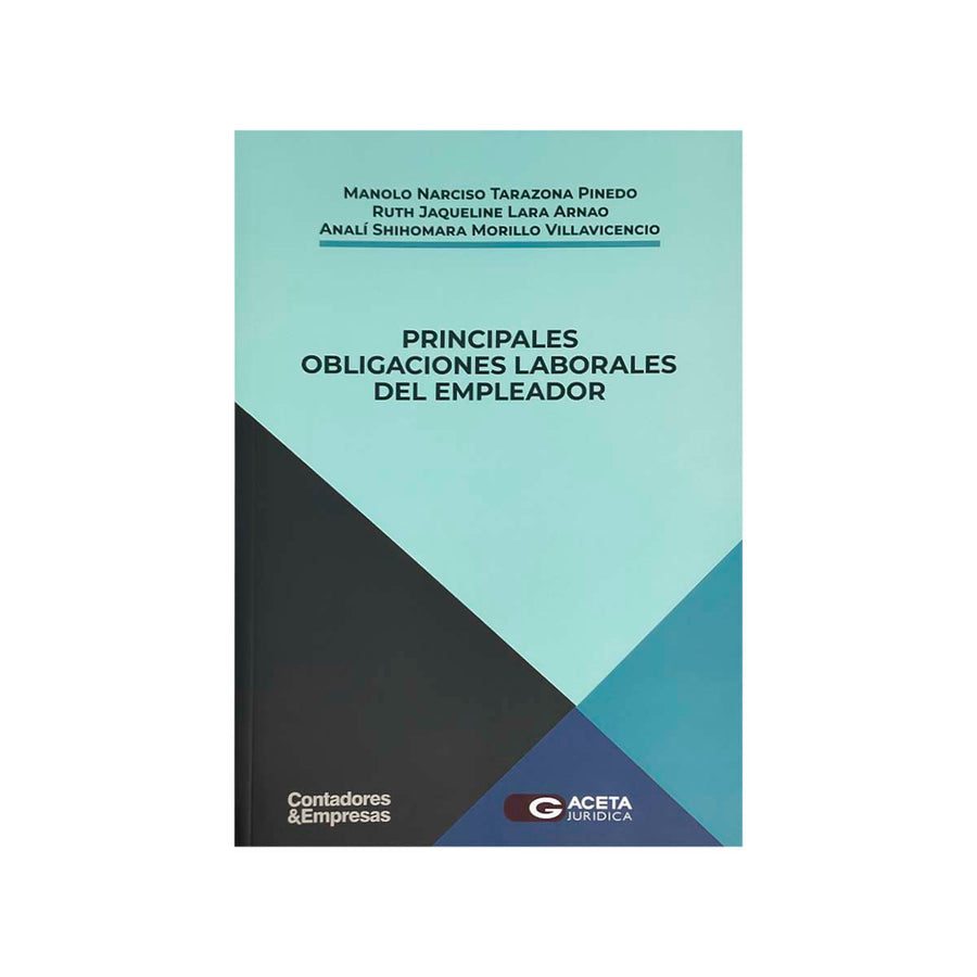 Cubierta del libro Principales Obligaciones Laborales del Empleador.