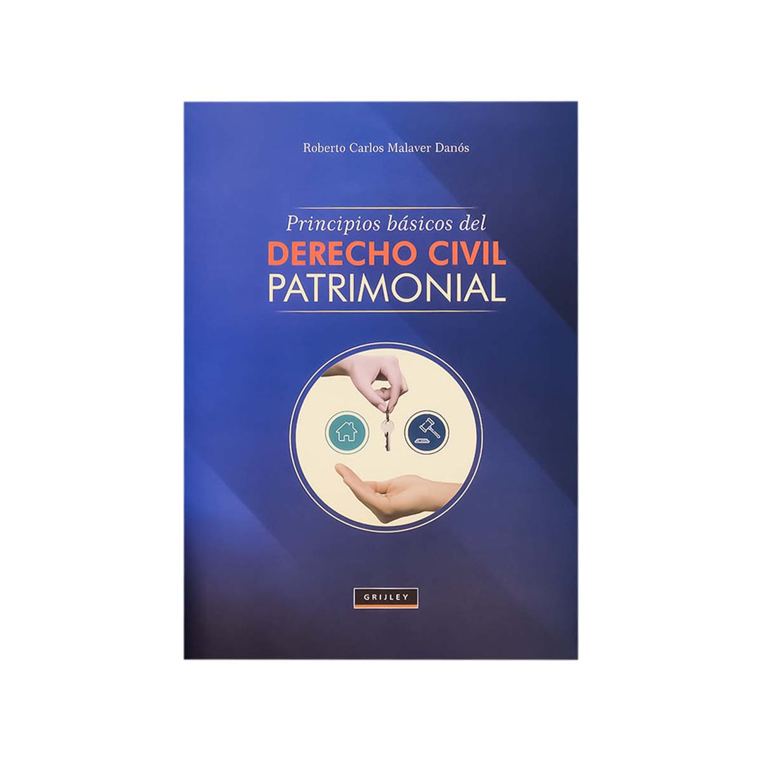 Cubierta del libro Principios Básicos del Derecho Civil Patrimonial.