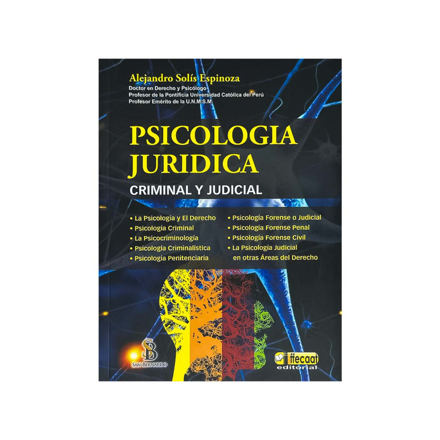 Cubierta del libro Psicología Jurídica: Criminal y Judicial.