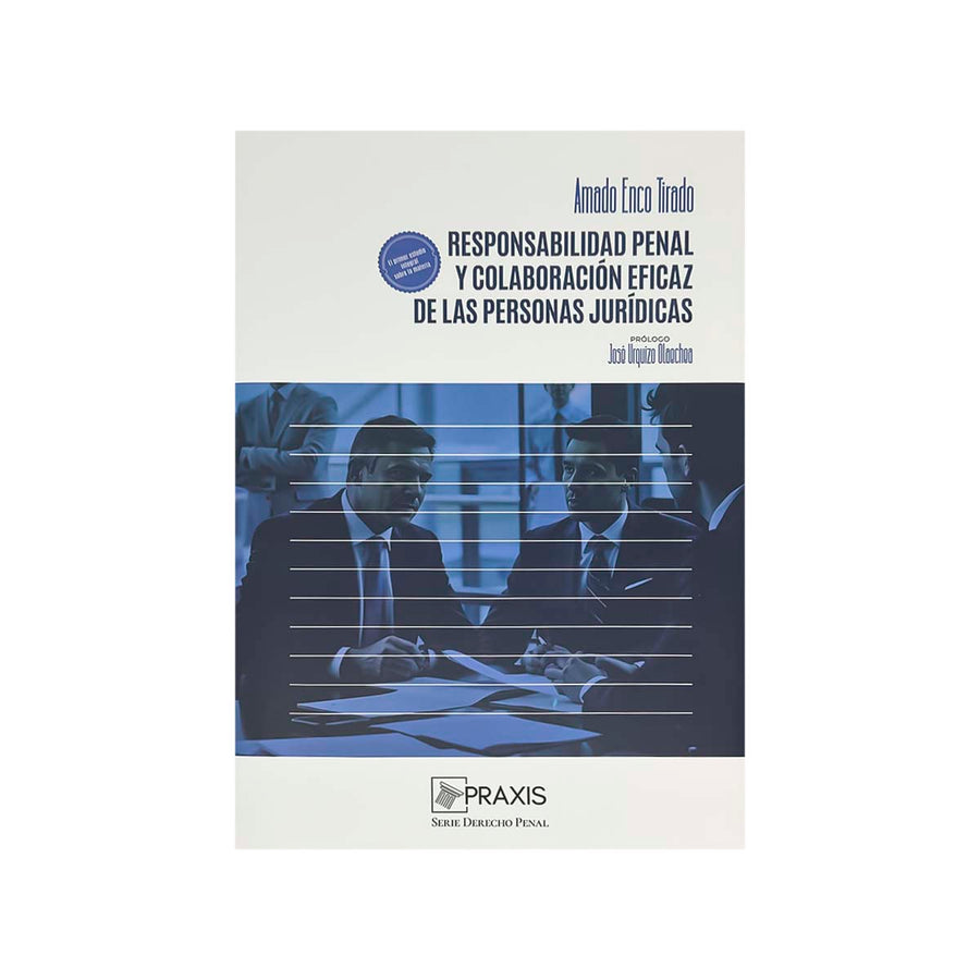 Cubierta del libro Responsabilidad Penal y Colaboración Eficaz de las Personas Jurídicas.
