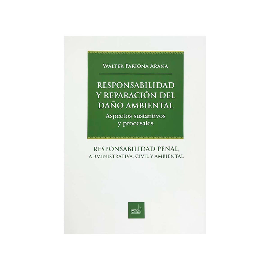 Cubierta del libro Responsabilidad y Reparación del Daño Ambiental.