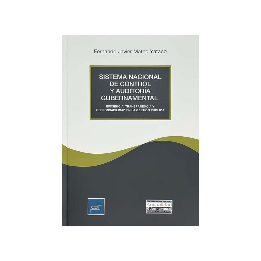 Cubierta del libro Sistema Nacional de Control y Auditoría Gubernamental.