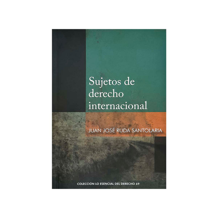 Cubierta del libro Sujetos de Derecho Internacional.