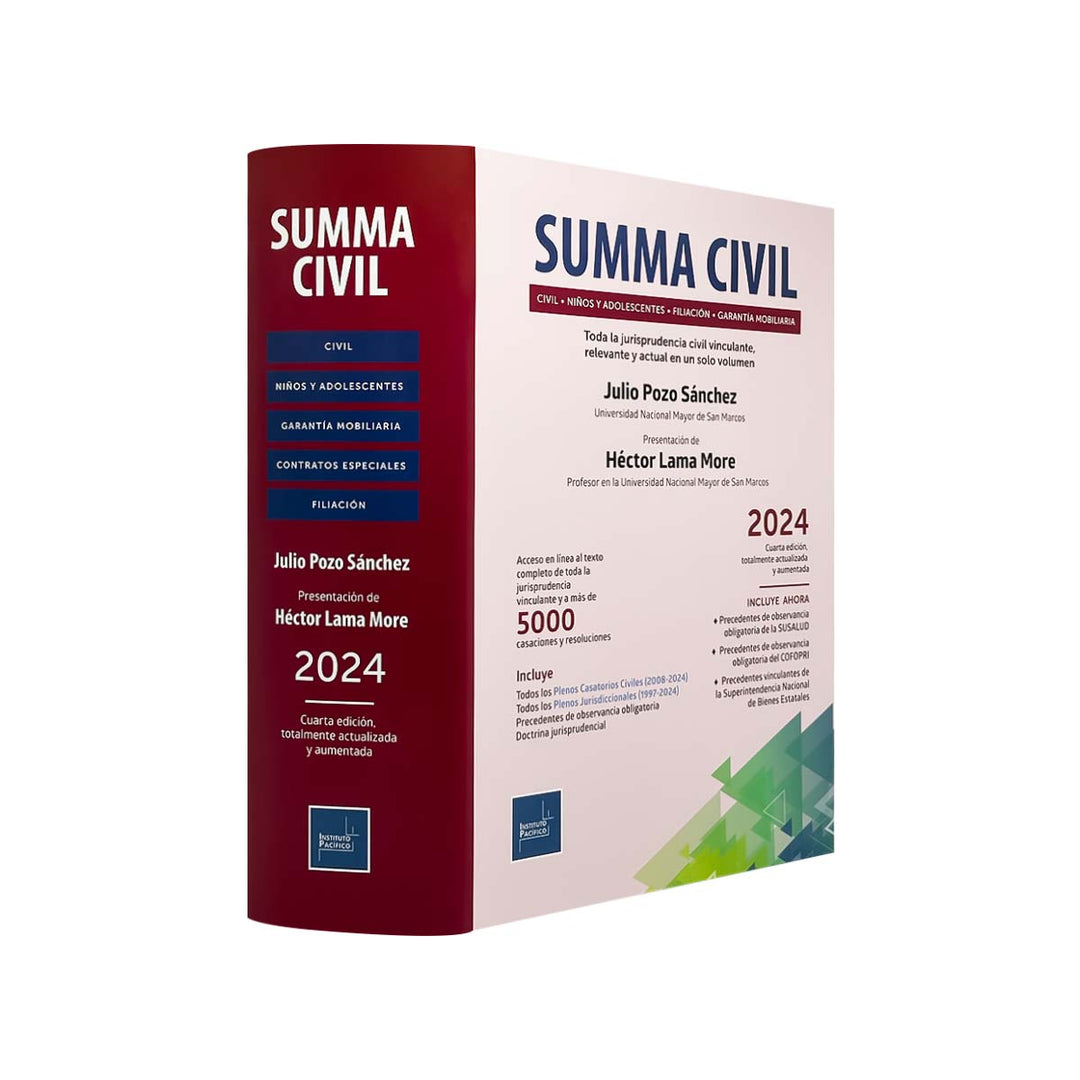 Summa Civil 2024: Código Civil + 5000 Casaciones y Resoluciones