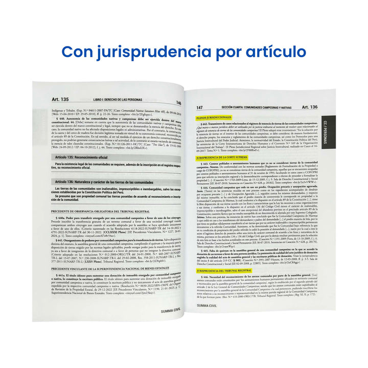 Summa Civil 2024: Código Civil + 5000 Casaciones y Resoluciones