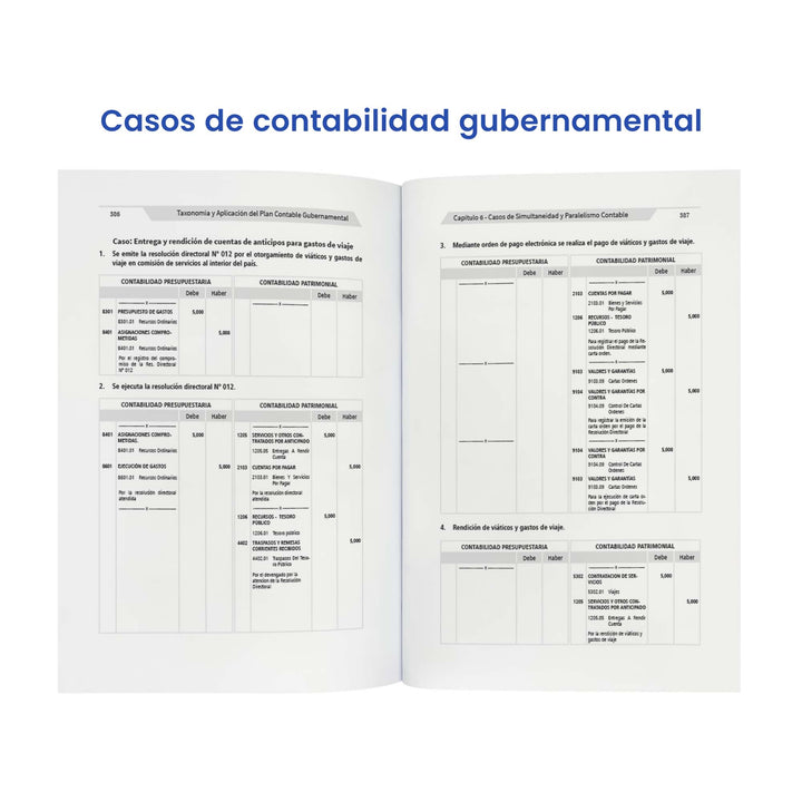 Taxonomía y Aplicación del Plan Contable Gubernamental: Casos Prácticos, Dinámica y Monografías (Edición 2025)