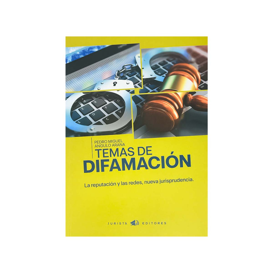 Cubierta del libro Temas de Difamación.
