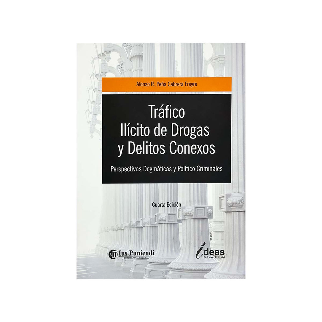 Cubierta del libro Tráfico Ilícito de Drogas y Delitos Conexos.