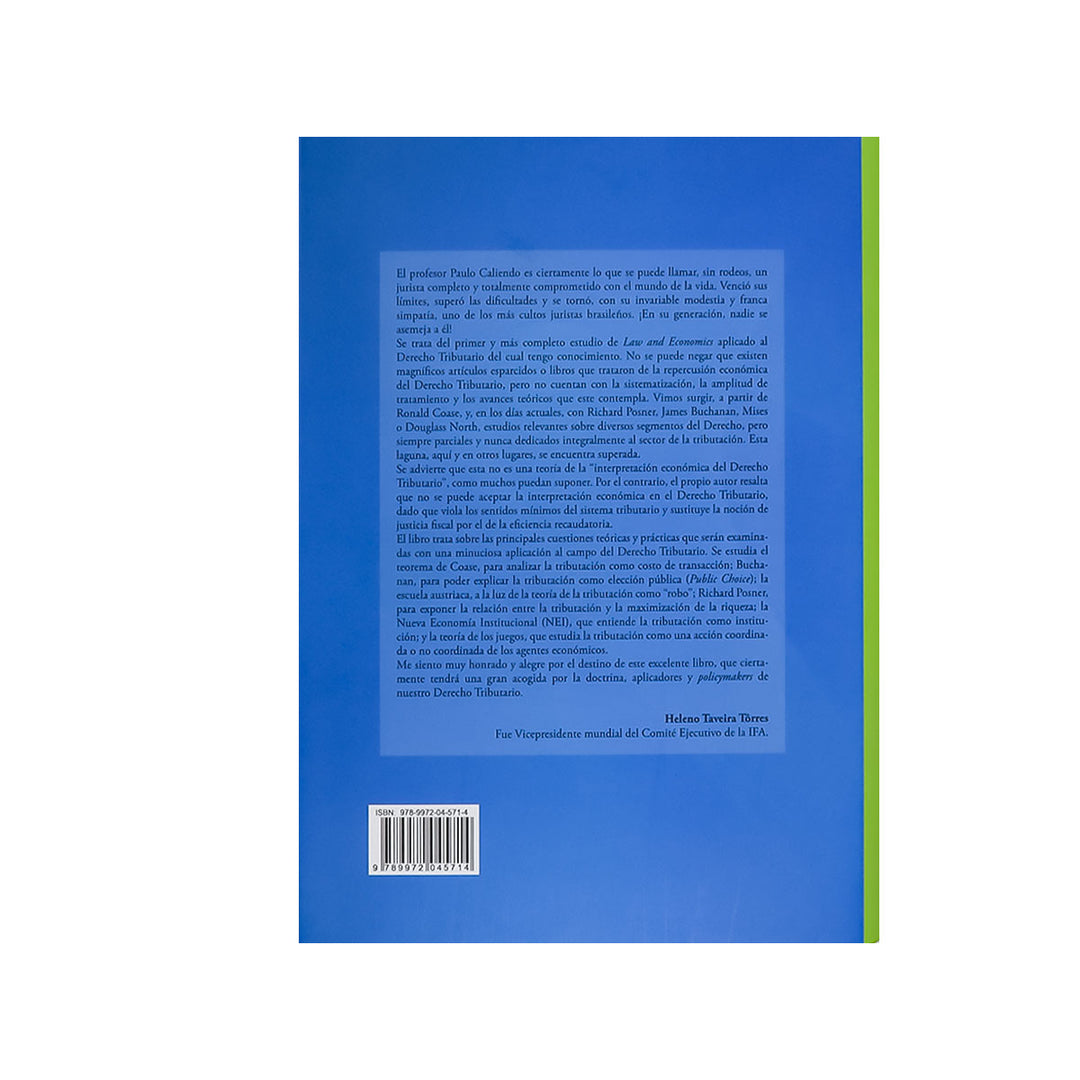 Derecho Tributario y Análisis Económico del Derecho