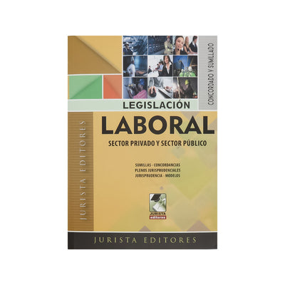 Cubierta del libro Legislación Laboral, el cual contiene un compendio de normas laborales peruanas.
