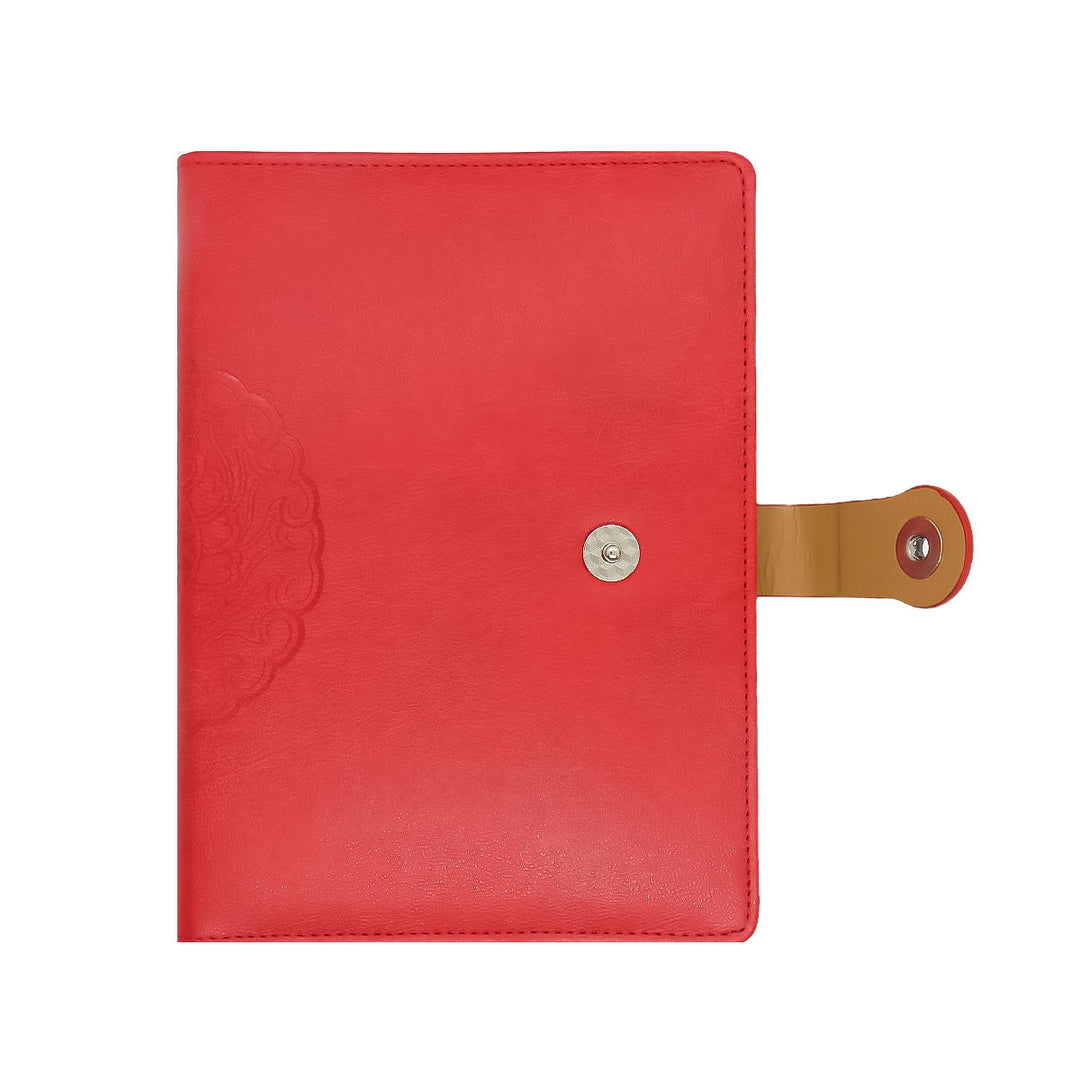 Libreta Ejecutiva Pioner Roja + Grabado + 100 Hojas de Repuesto