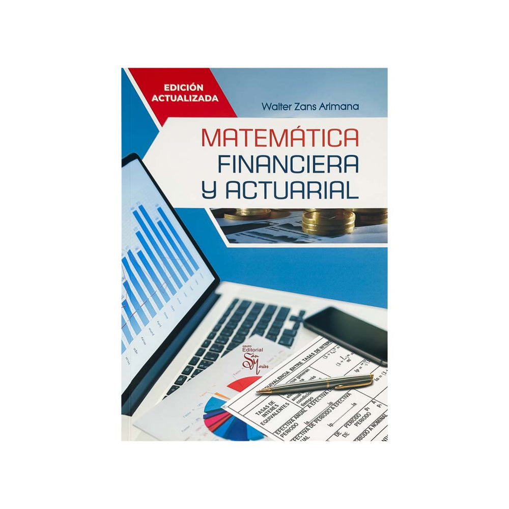 Cubierta del libro Matemática Financiera y Actuarial de Walter Zans Arimana.