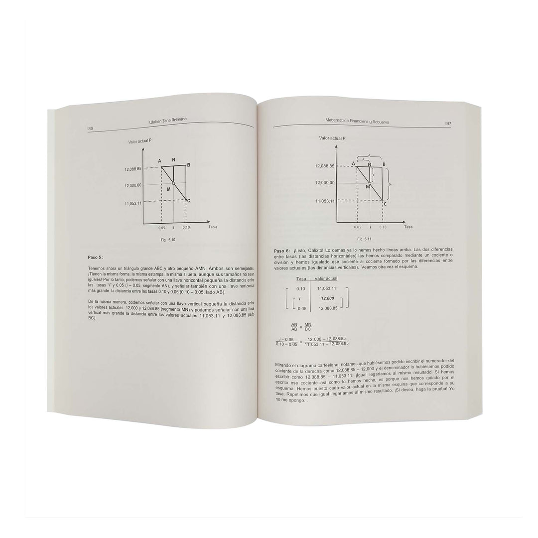 Matemática Financiera y Actuarial de Walter Zans Arimana